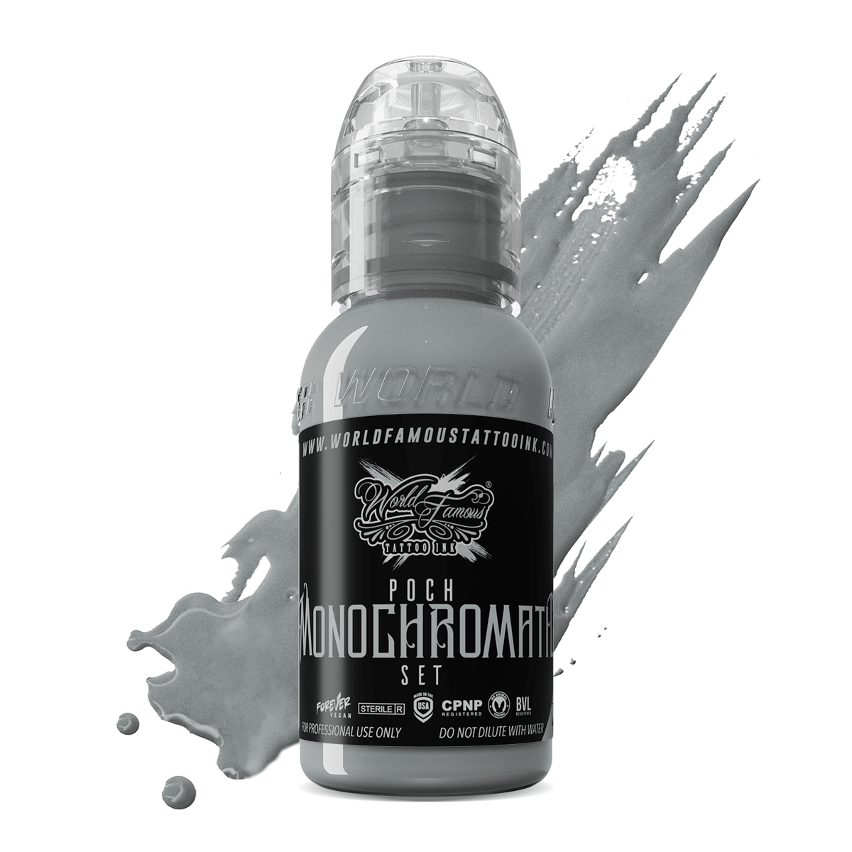 Paasche 1 oz. Tattoo Ink-Black.