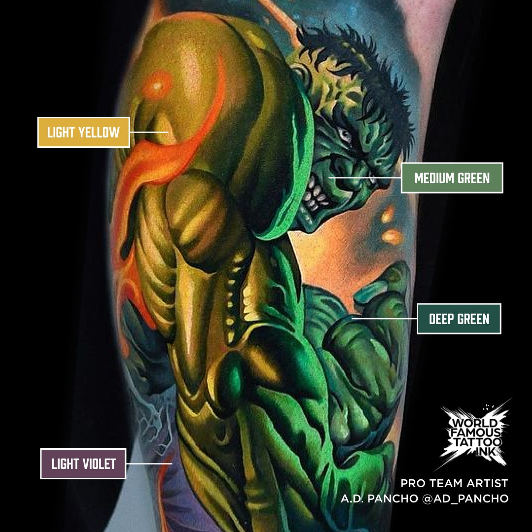 A.D. Pancho Proteam Color - Deep Green | World Famous Tattoo Ink