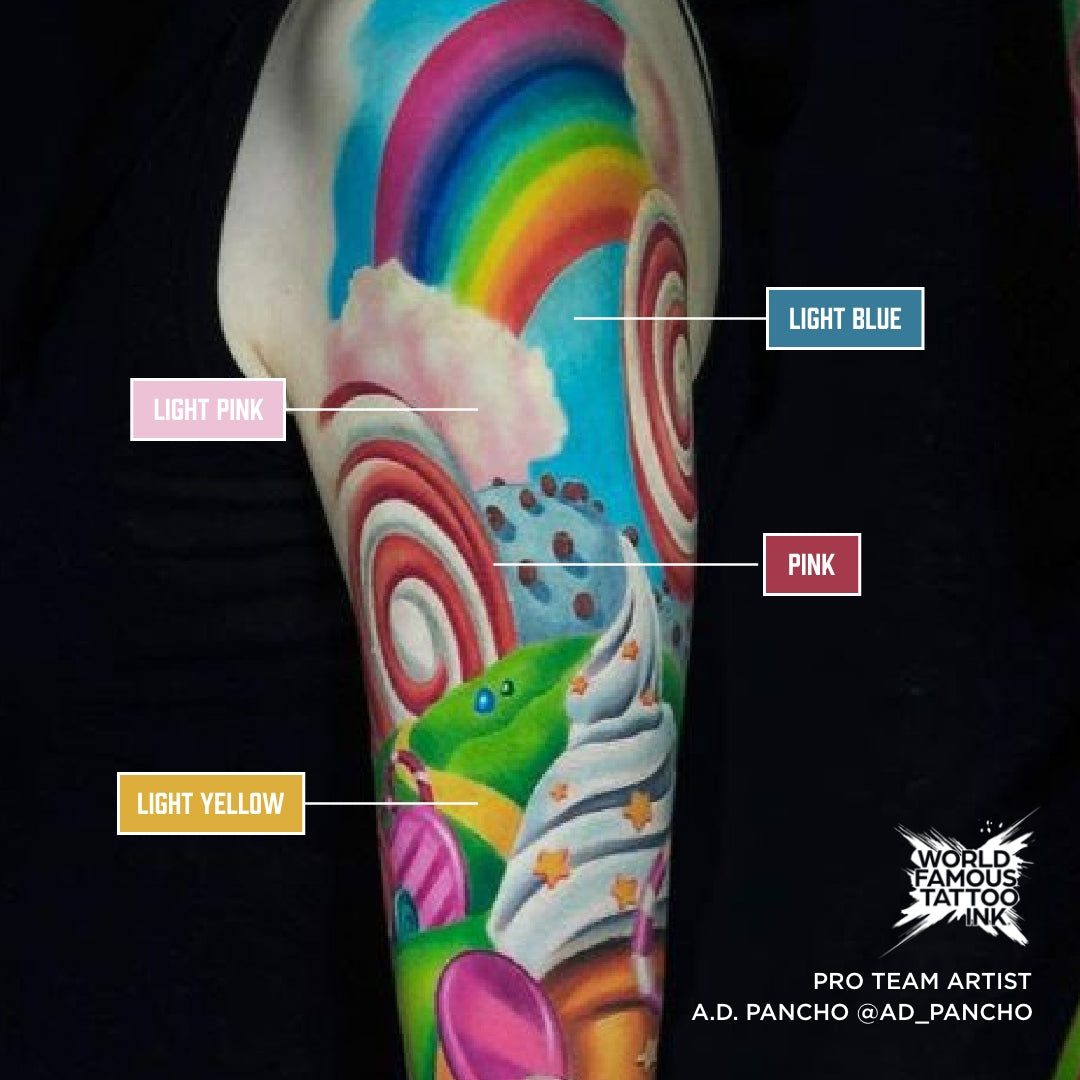 A.D. Pancho Proteam Colorset | World Famous Tattoo Ink