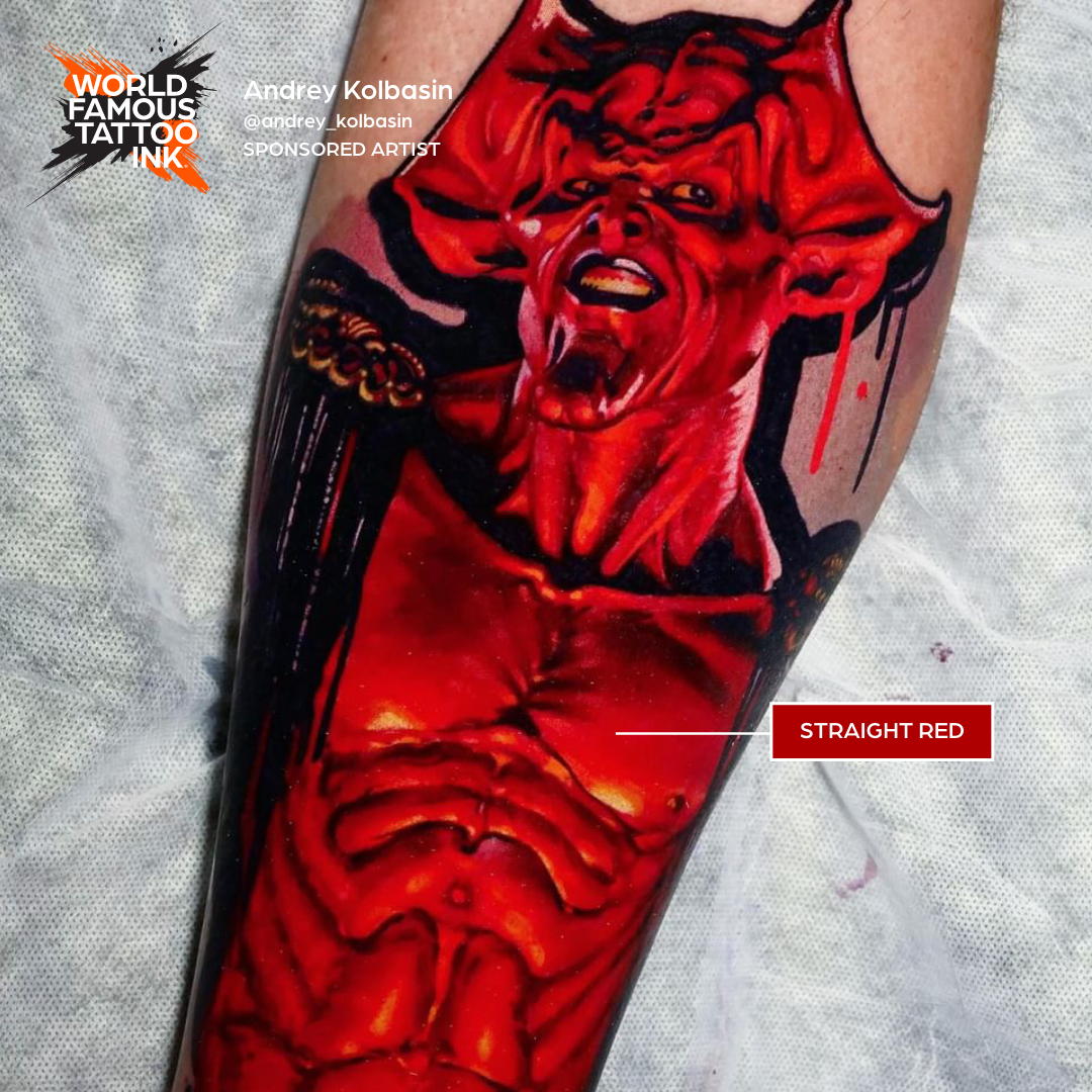 Straight Red | World Famous Tattoo Ink