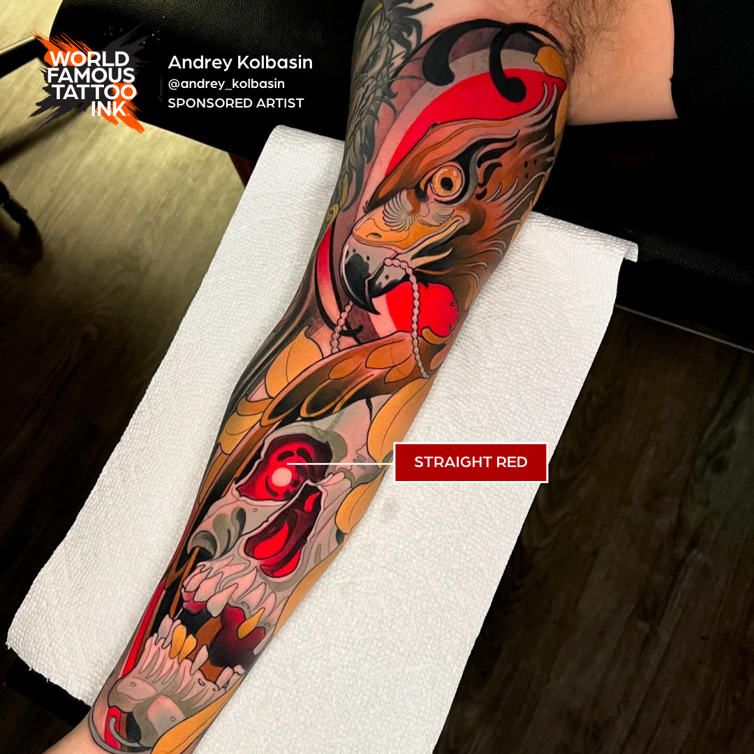 Straight Red | World Famous Tattoo Ink