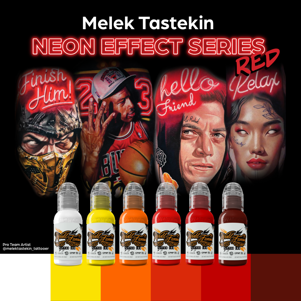 Melek Tastekin Red Neon Effect Series