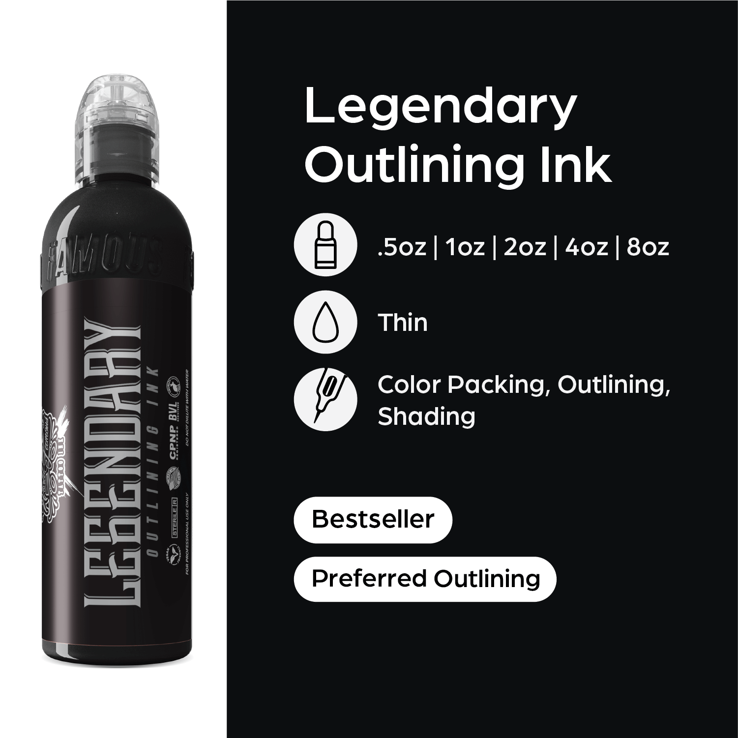 Legendary Ink  World Famous Tattoo Ink – Darklab Tattoo Supplies