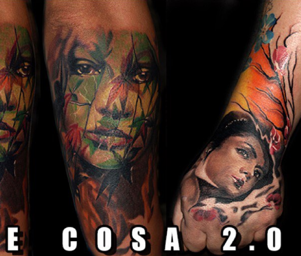Star Wars tattoos Ashoka color portrait booking 2024!!! : r/StarWarsTattoo