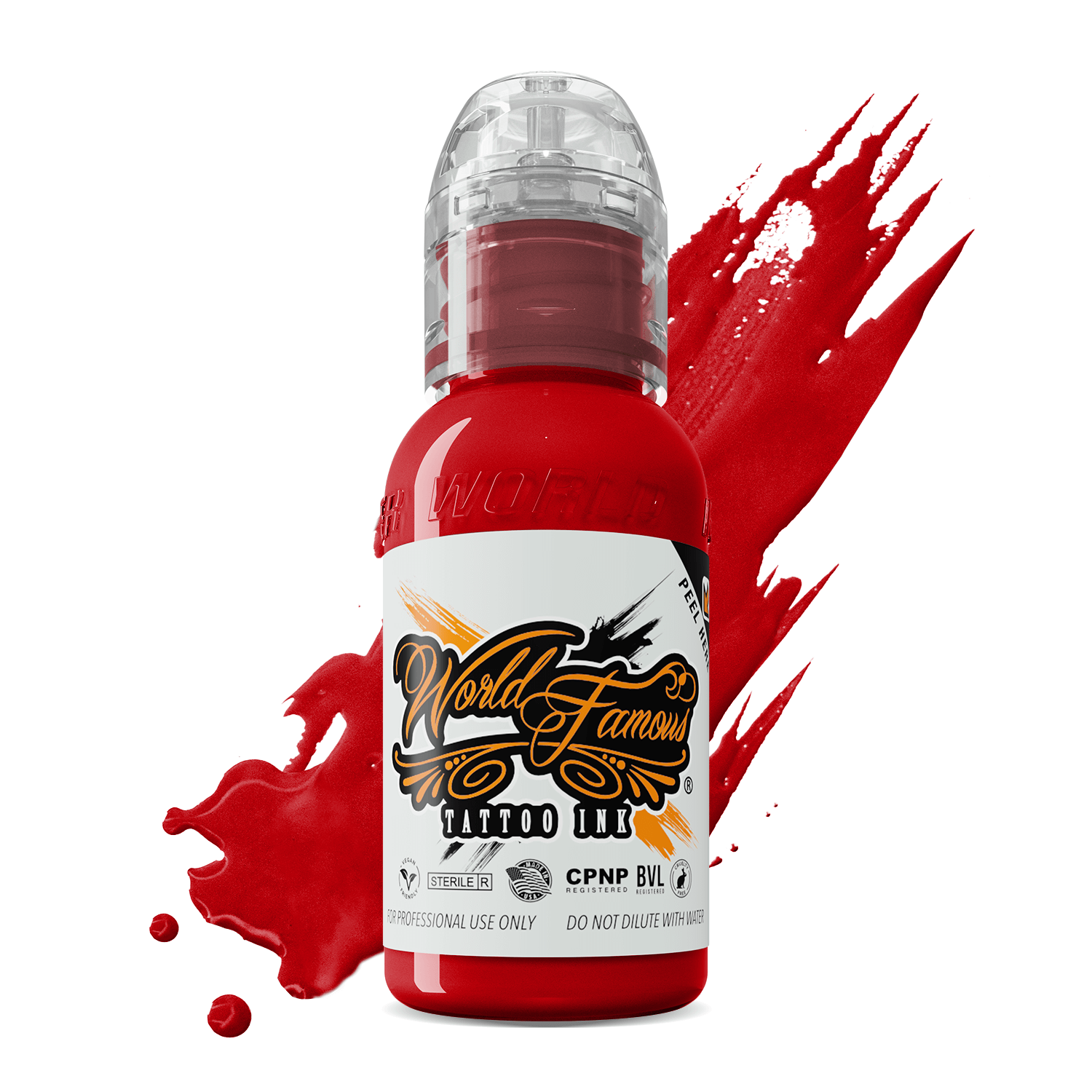 World Famous Tattoo Ink - Sailor Jerry Red Tattoo Ink - Professional Tattoo  Ink & Tattoo Supplies - Skin-Safe Permanent Tattooing in Bold Shades -  Vegan & Non-Toxic (1 oz) 1 Ounce (